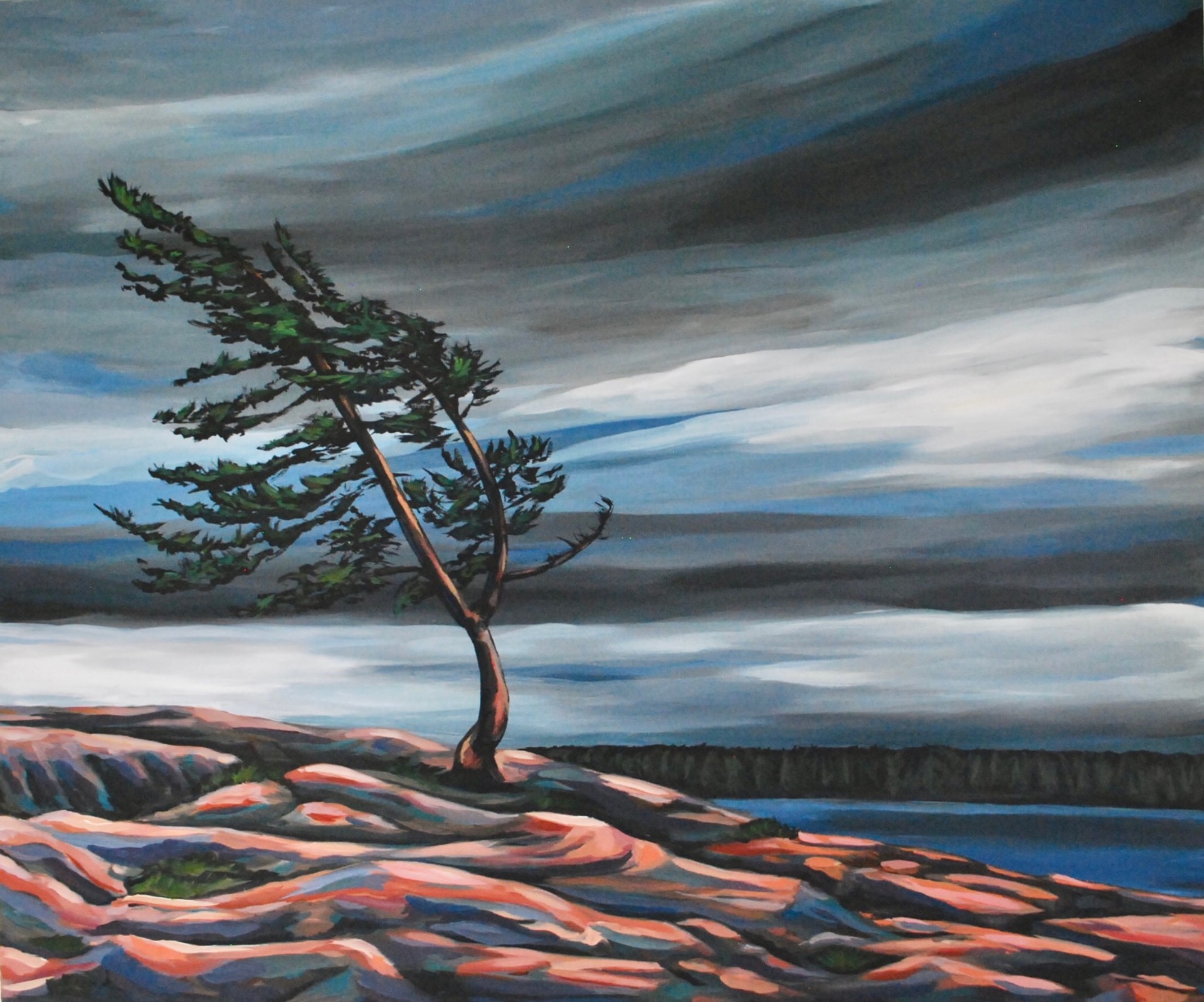 Holding Ground — painting by Meg Geale